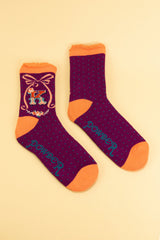 Ladies Initial Socks - K