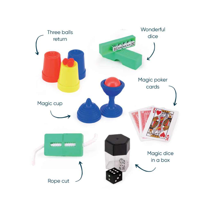 Novelty Crackers - Abracadabra Magic Trick Game - Set of 6