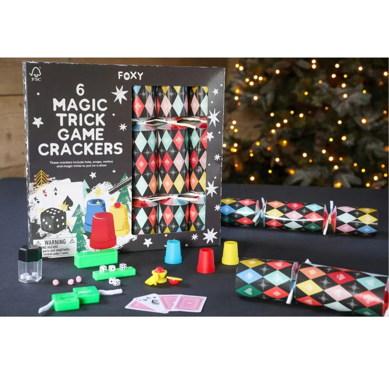 Novelty Crackers - Abracadabra Magic Trick Game - Set of 6