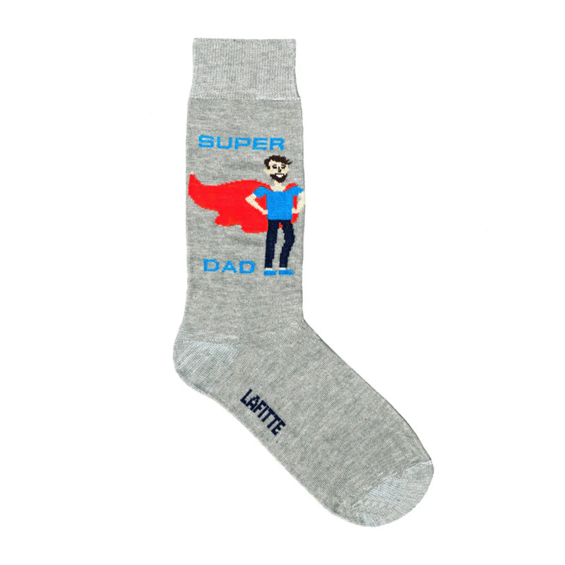 Super Dad Socks - Grey