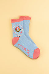 Ladies Initial Socks - O