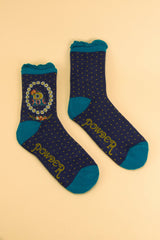 Ladies Initial Socks - R