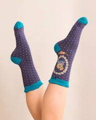 Ladies Initial Socks - R