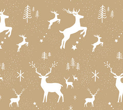 Reindeer Forest Kraft Wrap (5m)