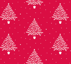 Yuletide Tree Wrap - Red/White (5m)