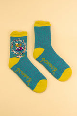 Ladies Initial Socks - S