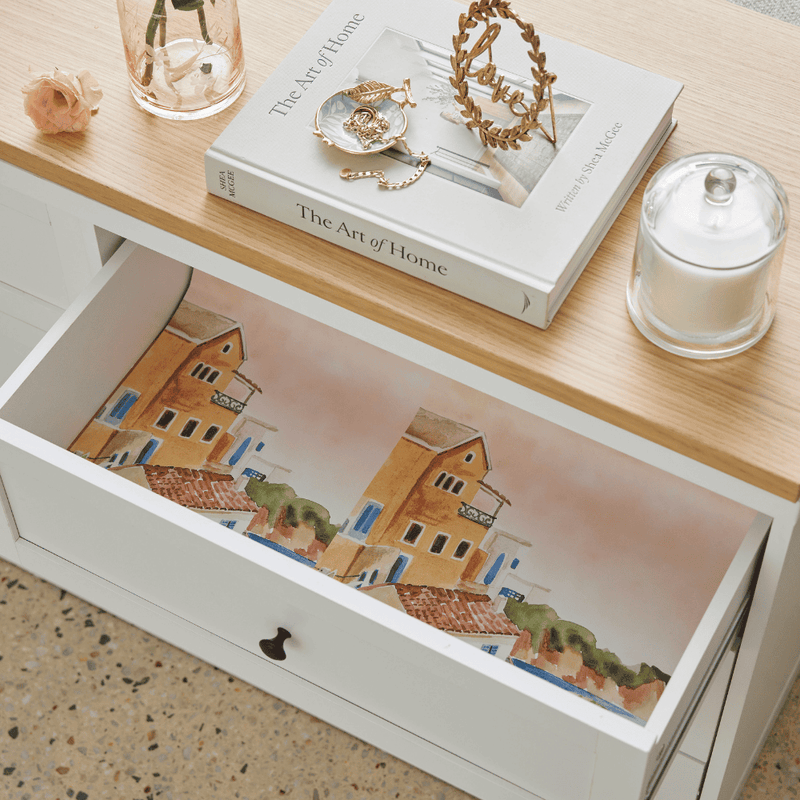 Valletta Scented Drawer Liners 6 Sheets - Santal