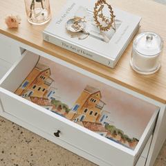 Valletta Scented Drawer Liners 6 Sheets - Santal