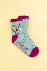 Ladies Initial Socks - T