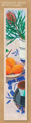 Australian Wood Bookmark - Banksia & Oranges