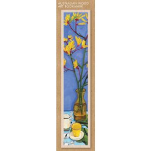 Australian Wood Bookmark - Kangaroo Paw
