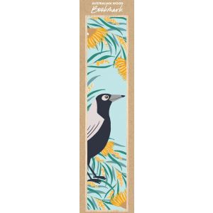 Australian Wood Bookmark - Magpie Mint