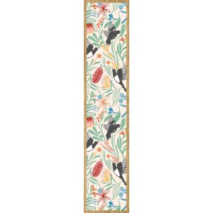 Australian Wood Bookmark - Magpie Flora