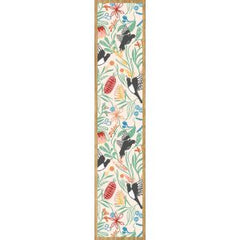 Australian Wood Bookmark - Magpie Flora