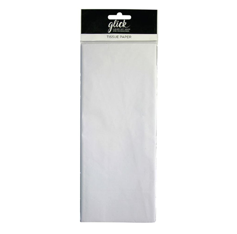 White Plain Tissue Paper 4 Sheets