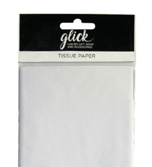 White Plain Tissue Paper 4 Sheets