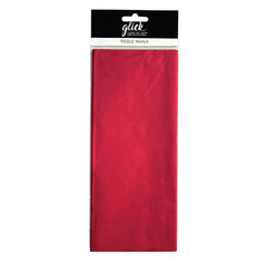 Red Plain Tissue Paper 4 Sheets