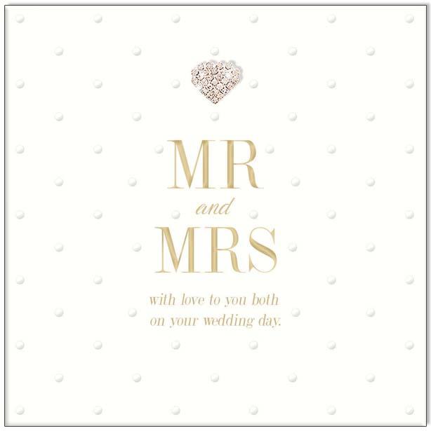 Mr and Mrs Wedding Day (Oversize)