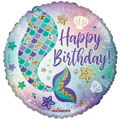 Birthday Mermaid Holographic