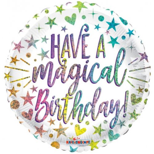 Have a Magical Birthday Holographic 18"