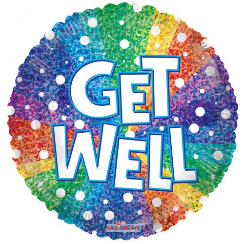 Get Well Rainbow Holographic