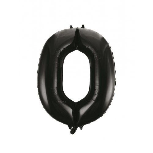 86cm Black Number Balloons