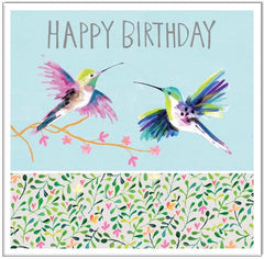 Humming Birds Happy Birthday