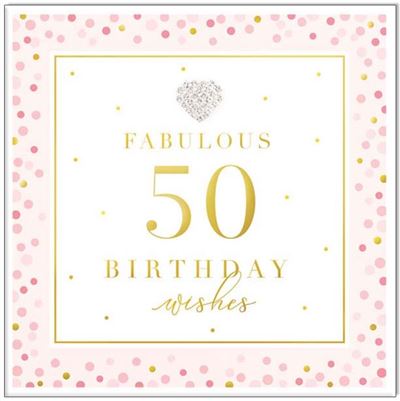 Fabulous 50 Birthday Wishes