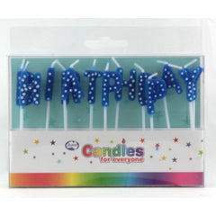 Happy Birthday Polkadots Candles