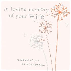 In Loving Memory of your Wife