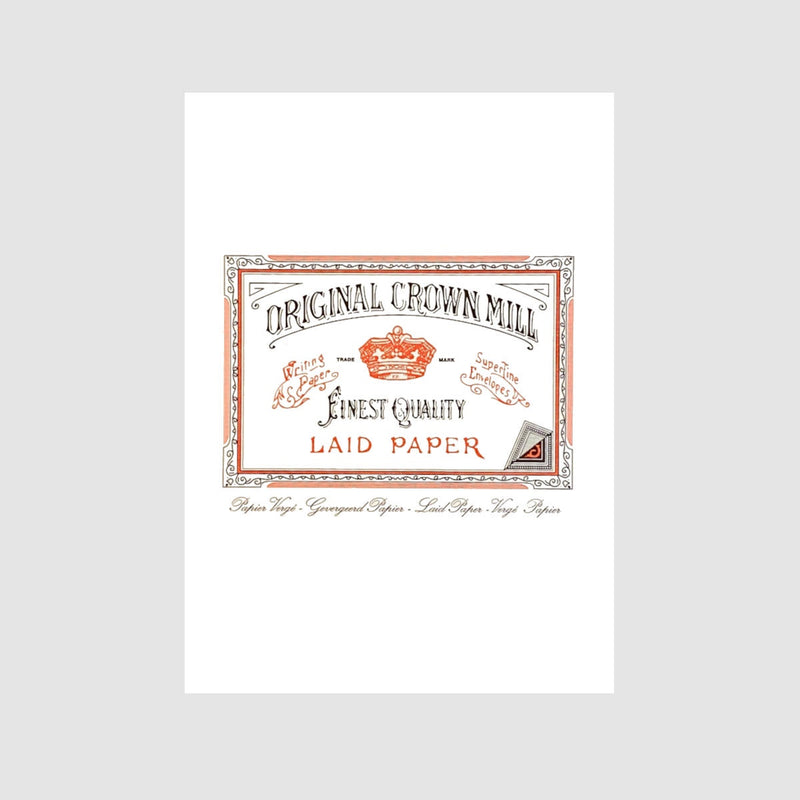 Original Crown Mill Laid Paper Writing Pad 50 Sheets - A5 (Colour Variants)