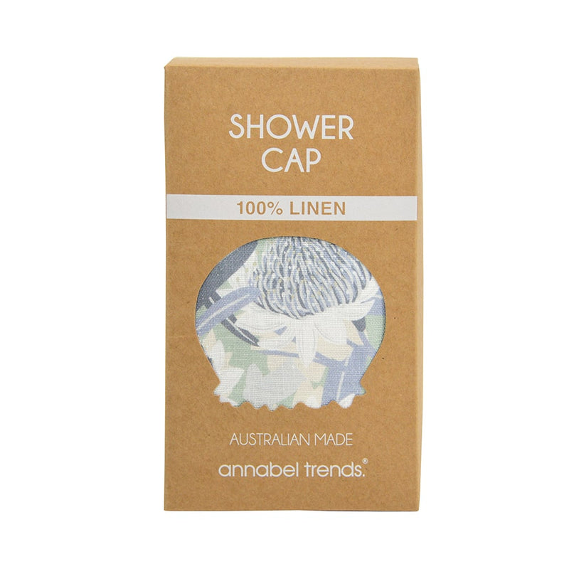 Shower Cap – Linen – Waratah Blue