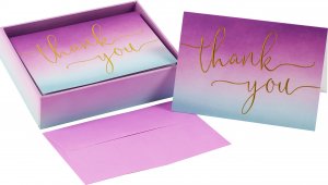 Amethyst Thank You Notes