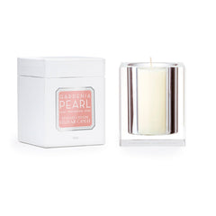 Gardenia Pearl 220g Bevelled Crystal Candle