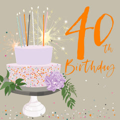 40th Birthday - Cake