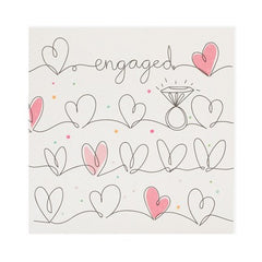 Engaged - Ring & Hearts (unbagged)