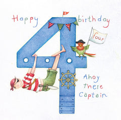 4th Birthday - Ahoy There Captain