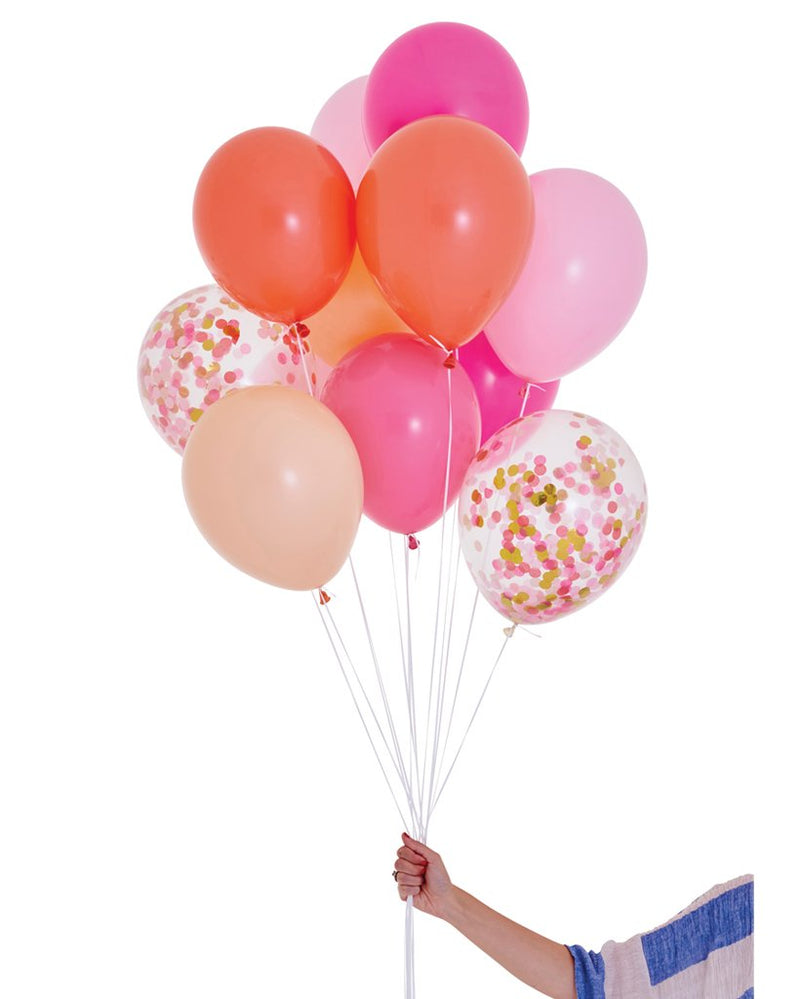 INFLATED Pink Shimmer Balloon Set