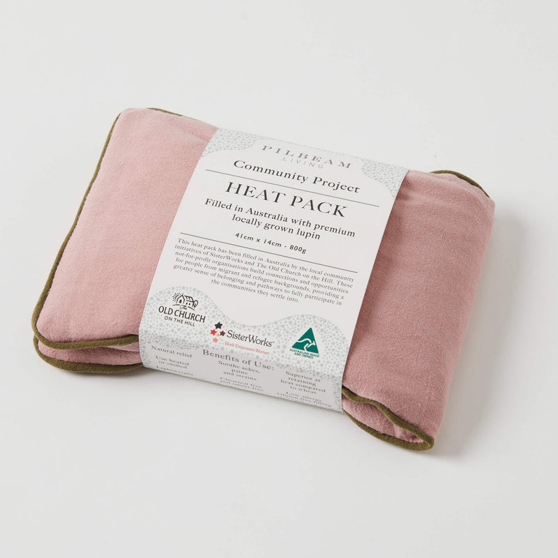 Abode Heat Pack - Dusty Pink/Olive