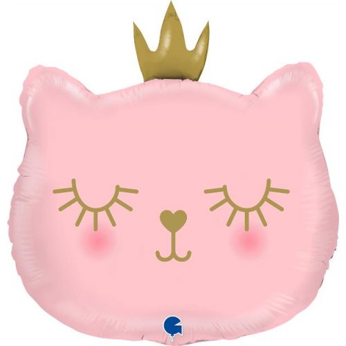 INFLATED 26" Cat Princess Pink Shape
