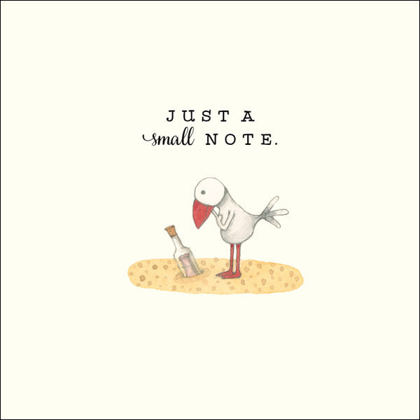 Just a Small Note - Twigseeds Greeting Card