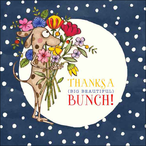 Thanks a Bunch - Twigseeds Thank You Card