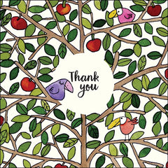 Bird in Apple Tree - Twigseeds Thank You Card