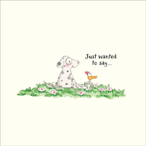 Just wanted to say - Twigseeds Thinking of You Card