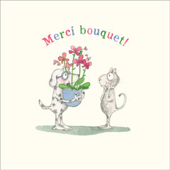 Merci Bouquet - Twigseeds Thank You Card