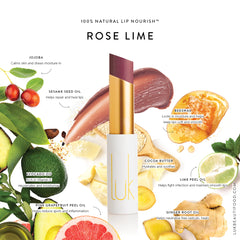 Luk Beautifood Lip Nourish – Rose Lime Natural Lipstick