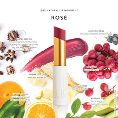 Luk Beautifood Lip Nourish – Rosé Natural Lipstick