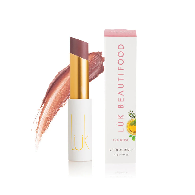 Luk Beautifood Lip Nourish – Tea Rose Natural Lipstick
