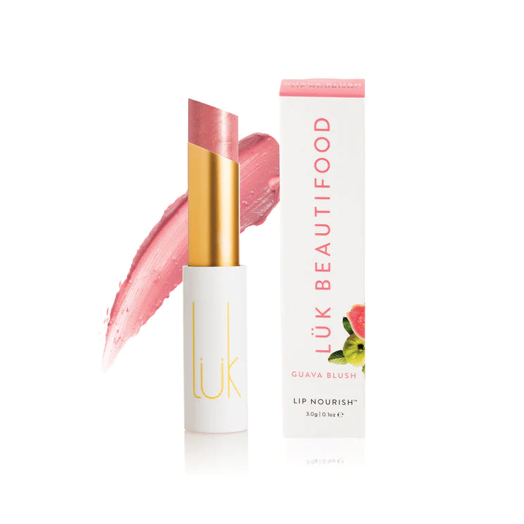 Luk Beautifood Lip Nourish – Guava Blush Natural Lipstick