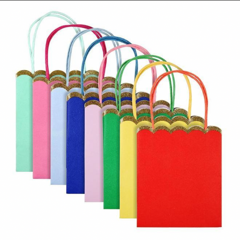 Multicolour Party Bags (set of 8)